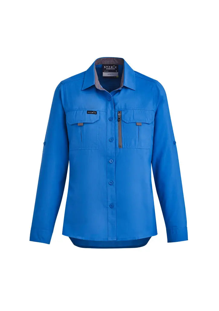 Syzmik Long Sleeve Women's Outdoor Shirt ZW760 Metro Workwear